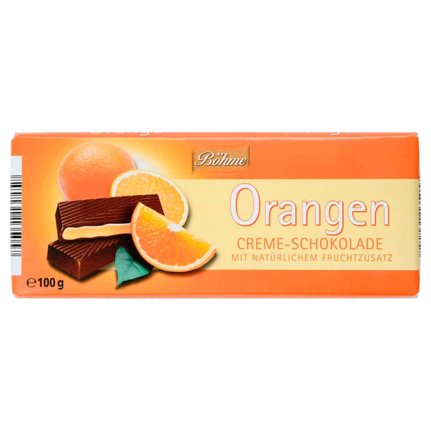 Böhme Creme-Schokolade Orange 100g